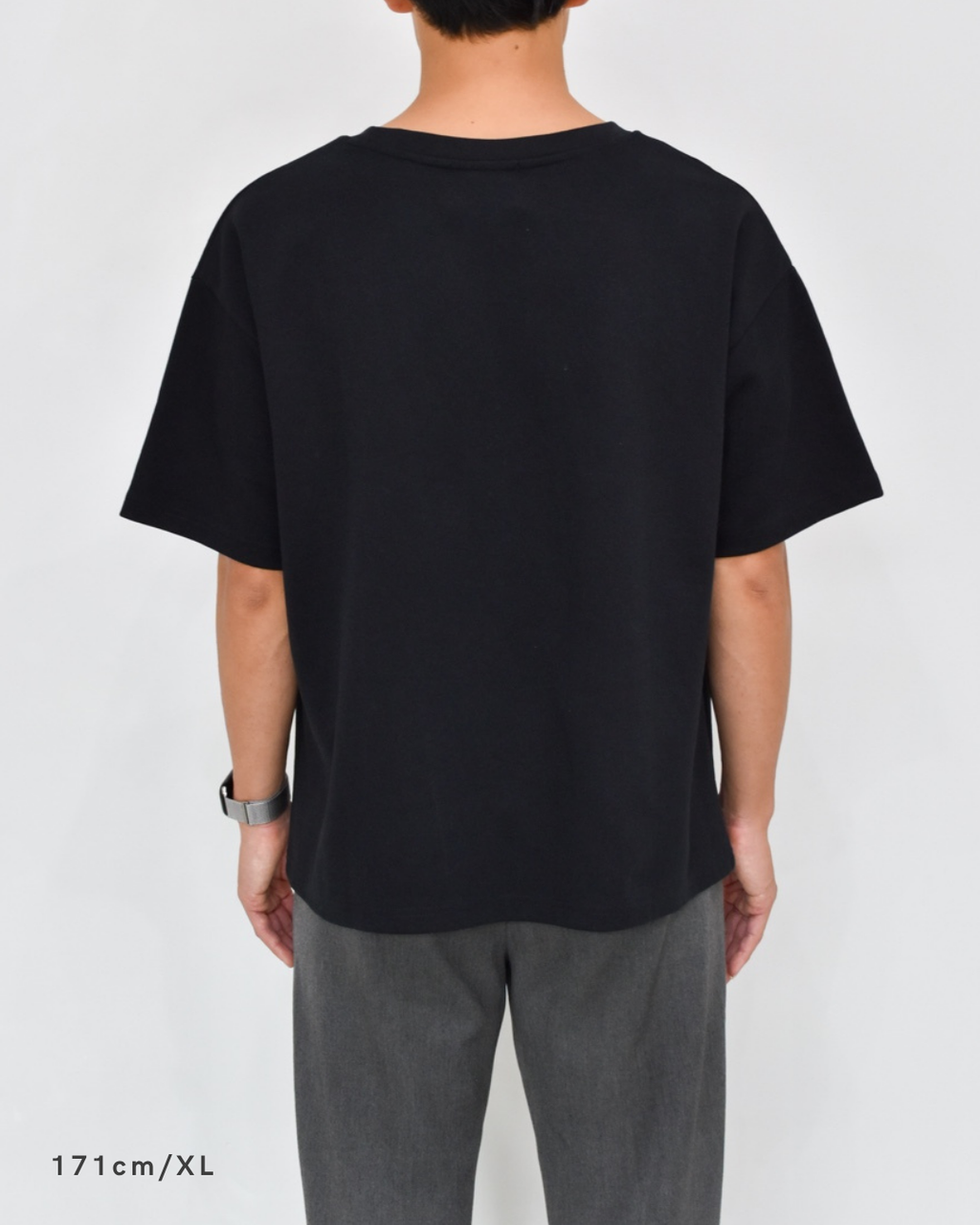 ミニマルロゴTシャツ【BLACK】