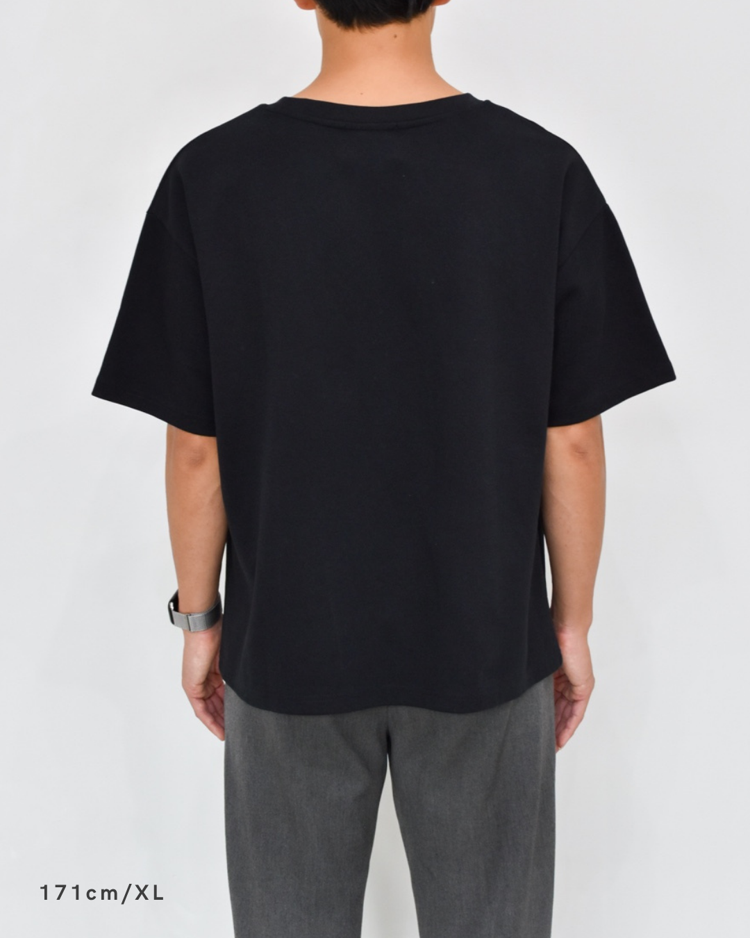 ミニマルロゴTシャツ【BLACK】