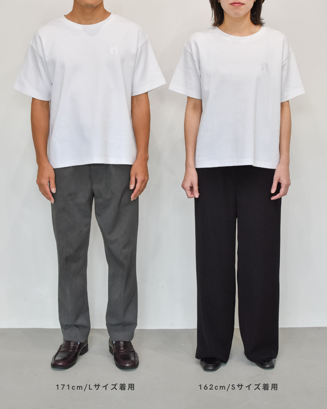 ミニマルロゴTシャツ【WHITE】