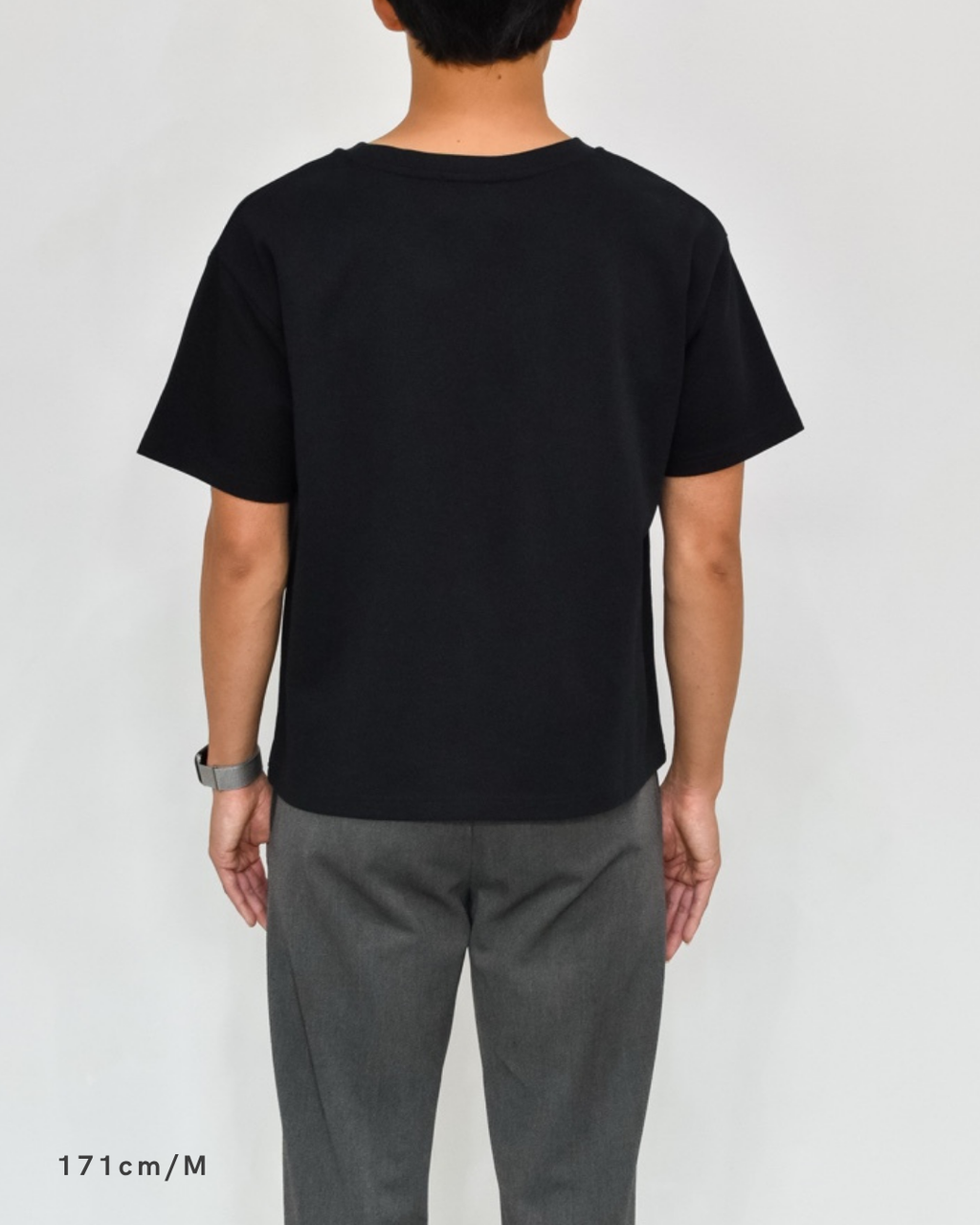 ミニマルロゴTシャツ【BLACK】