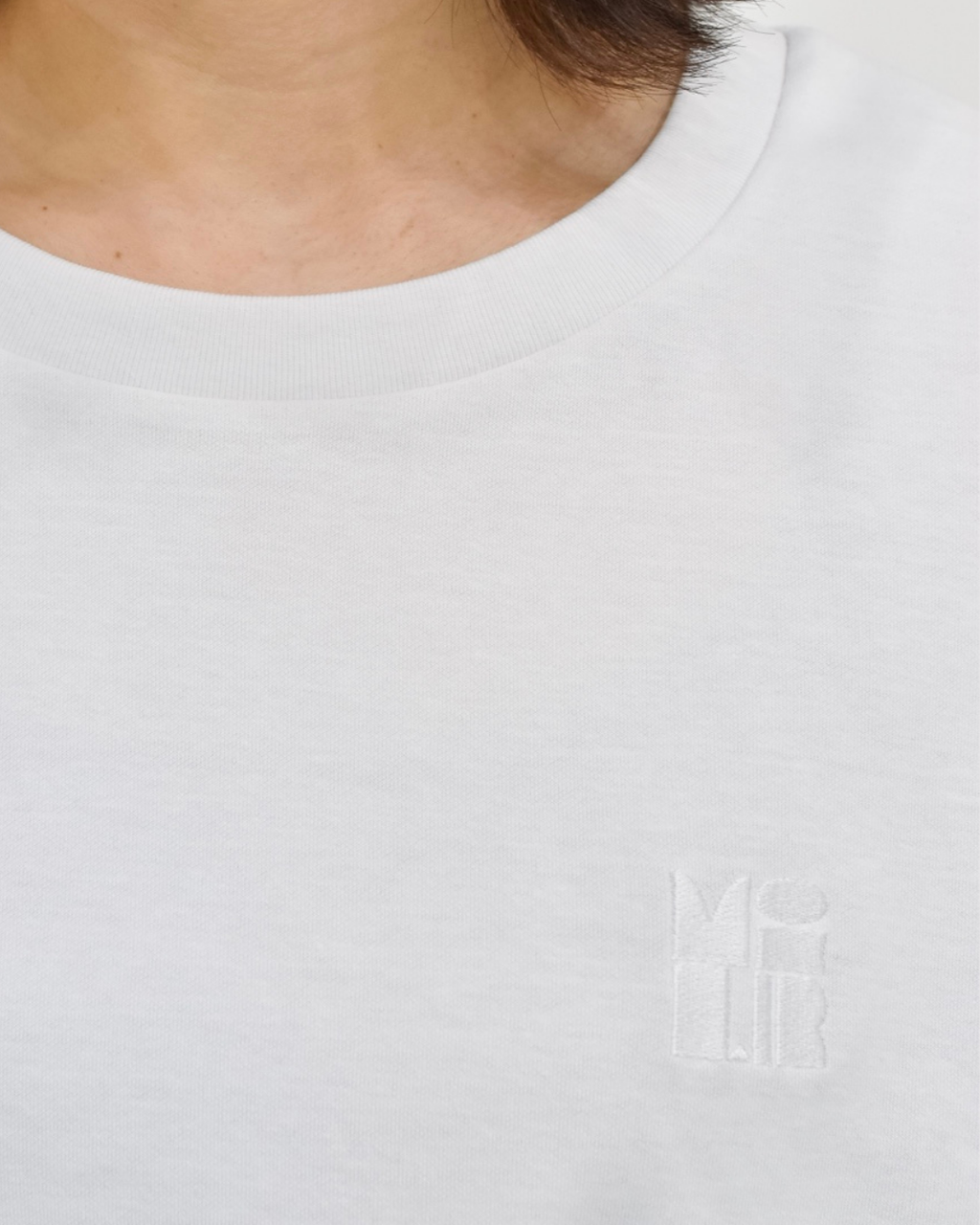 ミニマルロゴTシャツ【WHITE】