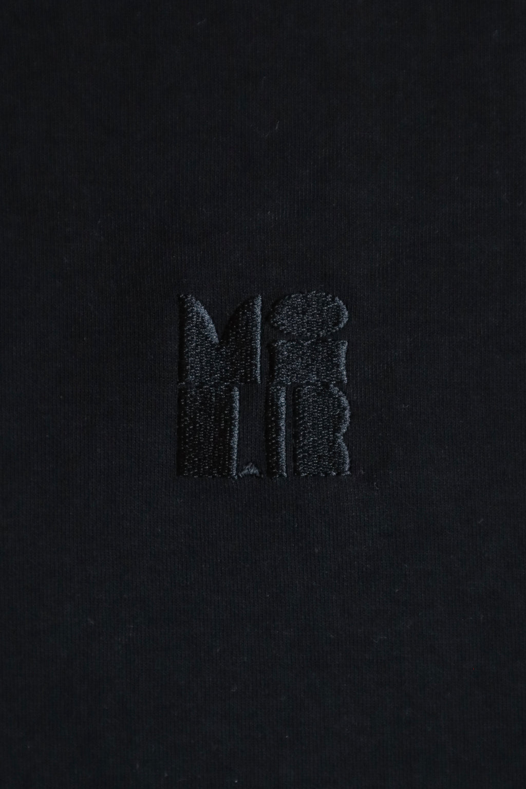ミニマルロゴTシャツ【BLACK】