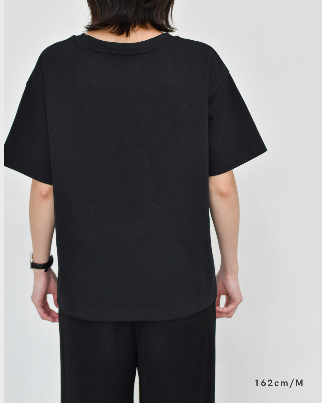 ミニマルロゴTシャツ【BLACK】