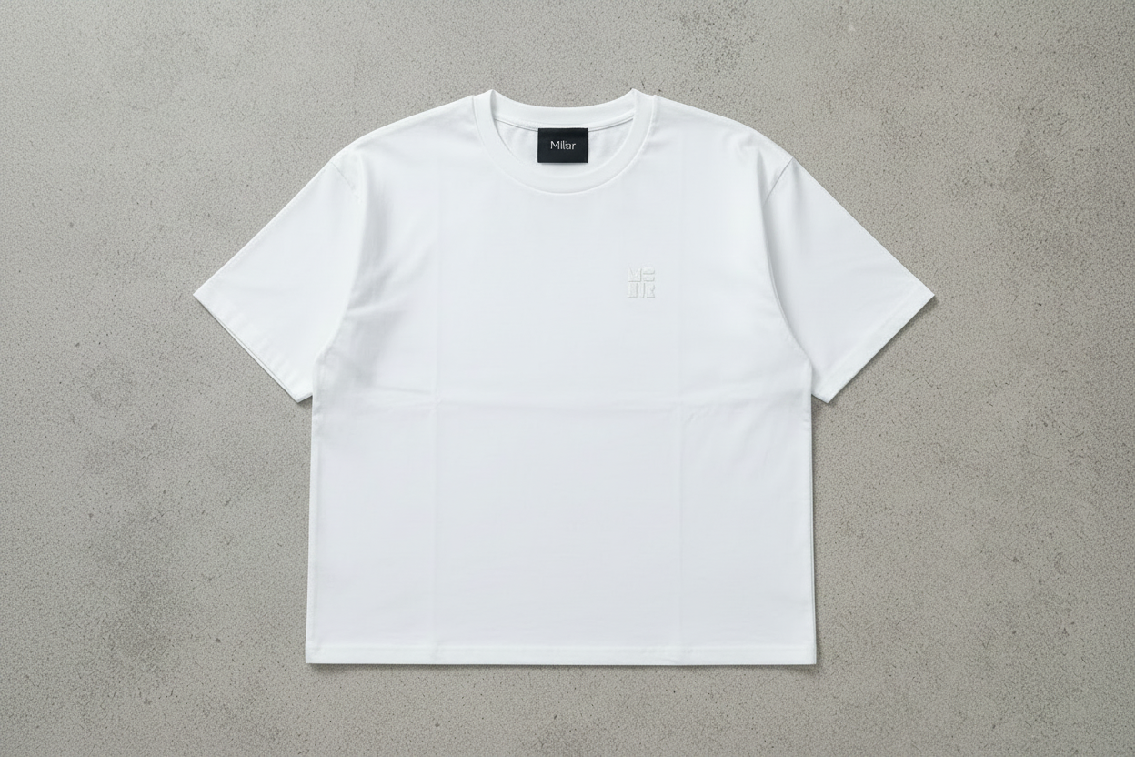 ミニマルロゴTシャツ【WHITE】